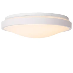 DASHER - Plafonnière Badkamer - Ø 34,8 cm - LED - 1x18W 2700K - IP44 - Beweging & dag/nacht sensor - Wit*Lucide Cheap
