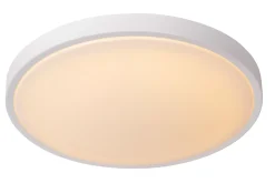 DASHER - Plafonnière Badkamer - Ø 41 cm - LED - 1x24W 2700K - IP44 - Beweging & dag/nacht sensor - Wit*Lucide Best Sale