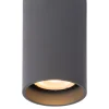 DELTO - Plafondspot - Ø 5,5 cm - LED Dim to warm - GU10 - 1x5W 2200K/3000K - Grijs*Lucide Hot