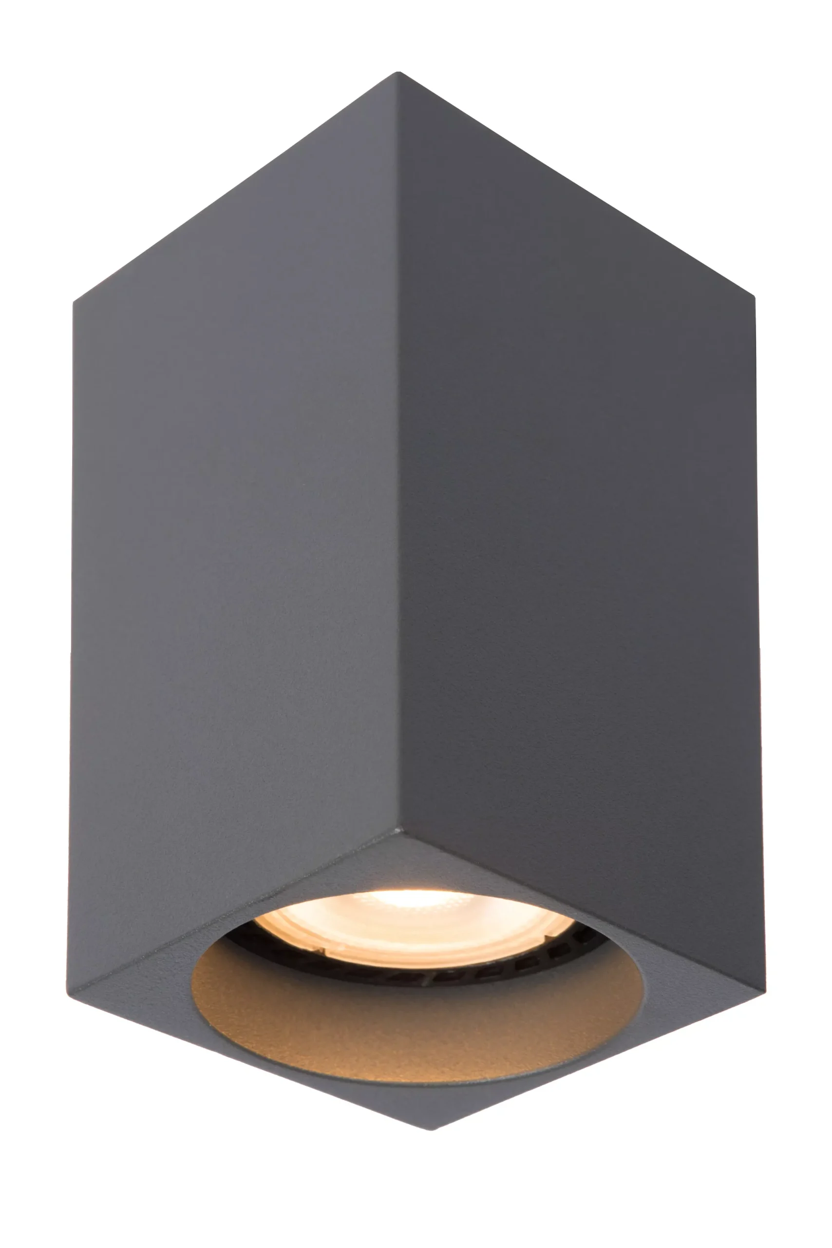 DELTO - Plafondspot - LED Dim to warm - GU10 - 1x5W 2200K/3000K - Grijs*Lucide Best Sale