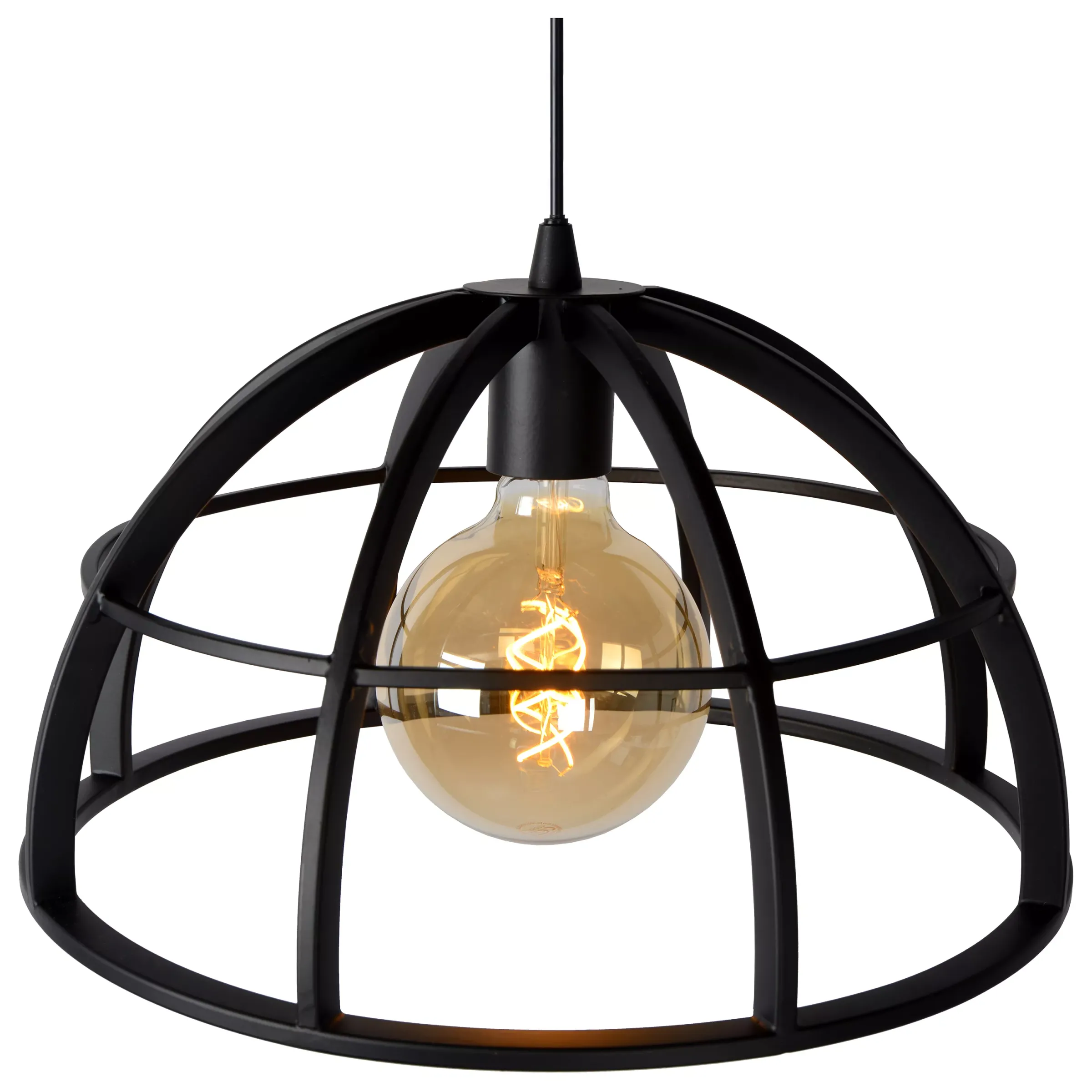 DIKRA - Hanglamp - Ø 40 cm - 1xE27 - Zwart*Lucide Shop