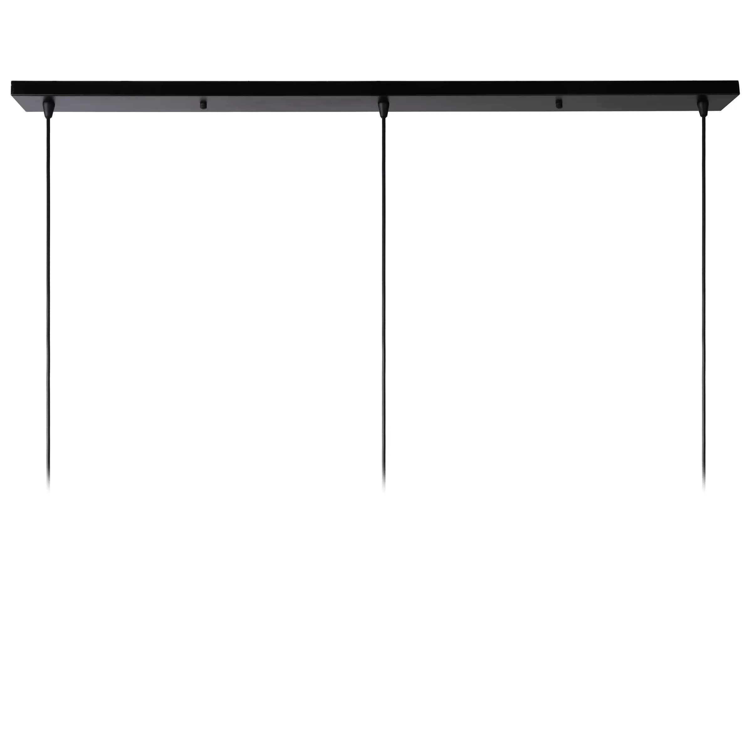 DIKRA - Hanglamp - Ø 40 cm - 3xE27 - Zwart*Lucide New