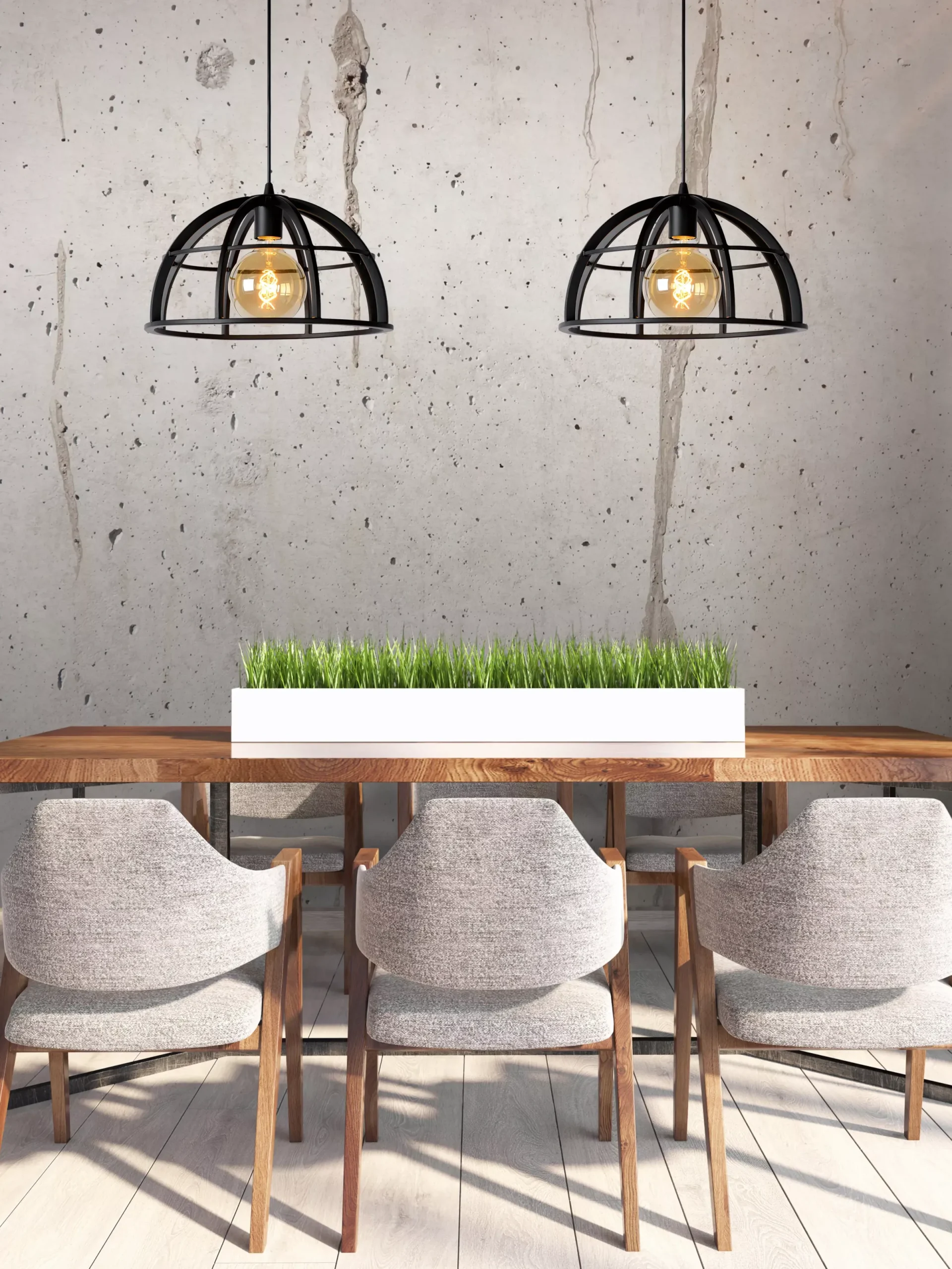 DIKRA - Hanglamp - 2xE27 - Zwart*Lucide Hot
