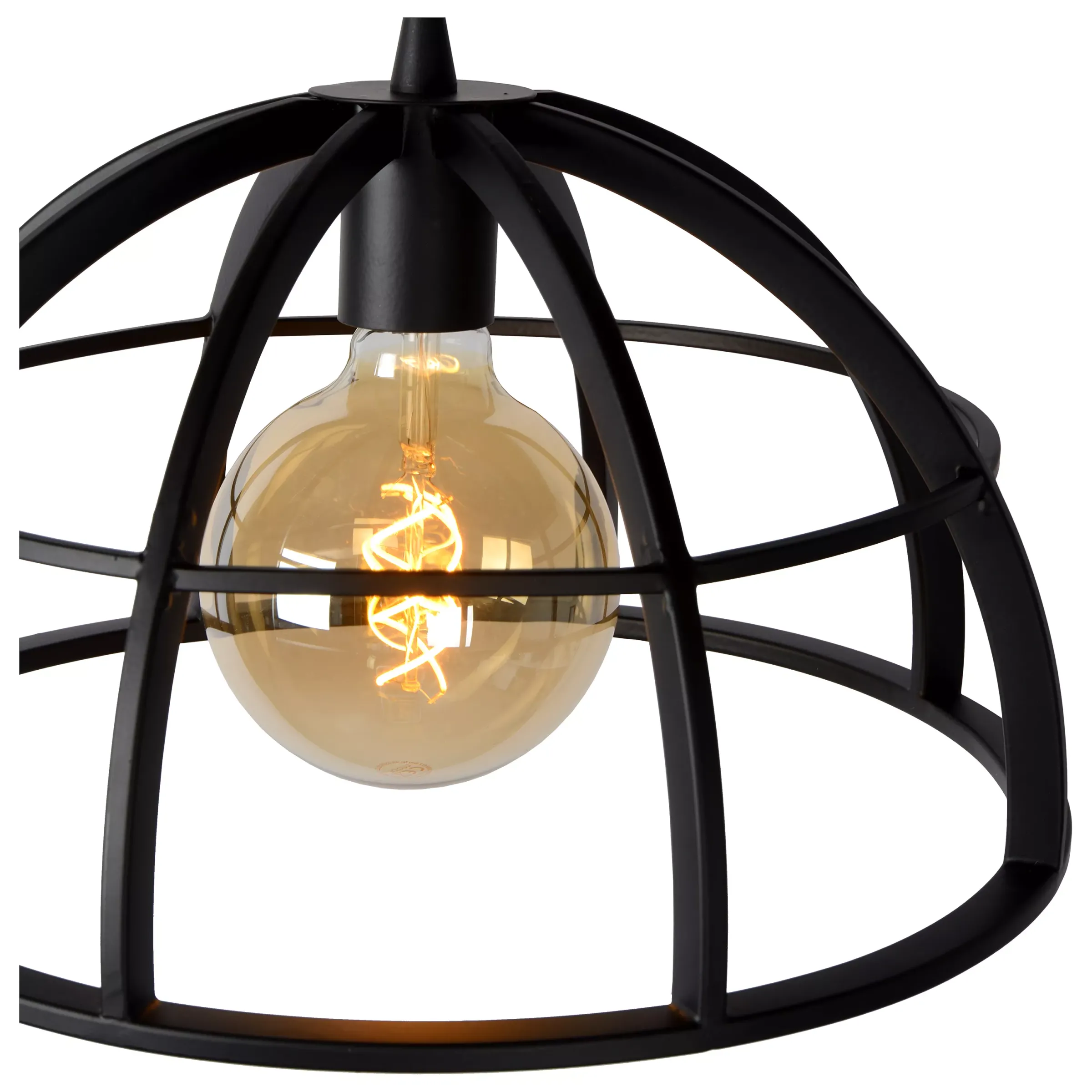 DIKRA - Hanglamp - 2xE27 - Zwart*Lucide Hot