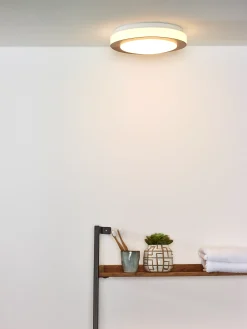 DIMY - Plafonnière Badkamer - Ø 28,6 cm - LED 3 StepDim - 1x12W 3000K - IP21 - Naturel*Lucide Store