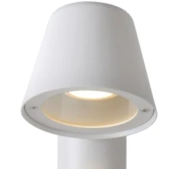 DINGO-LED - Sokkellamp - LED Dimb. - GU10 - 1x5W 3000K - IP44 - Wit*Lucide Cheap