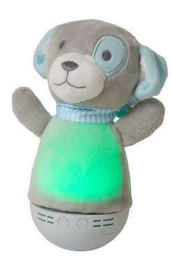 DOLLY - Tafellamp Kinderkamer - Batterijen - LED - 1x3W 2700K - Met muziekfunctie - Grijs*Lucide Clearance