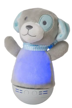 DOLLY - Tafellamp Kinderkamer - Batterijen - LED - 1x3W 2700K - Met muziekfunctie - Grijs*Lucide Clearance