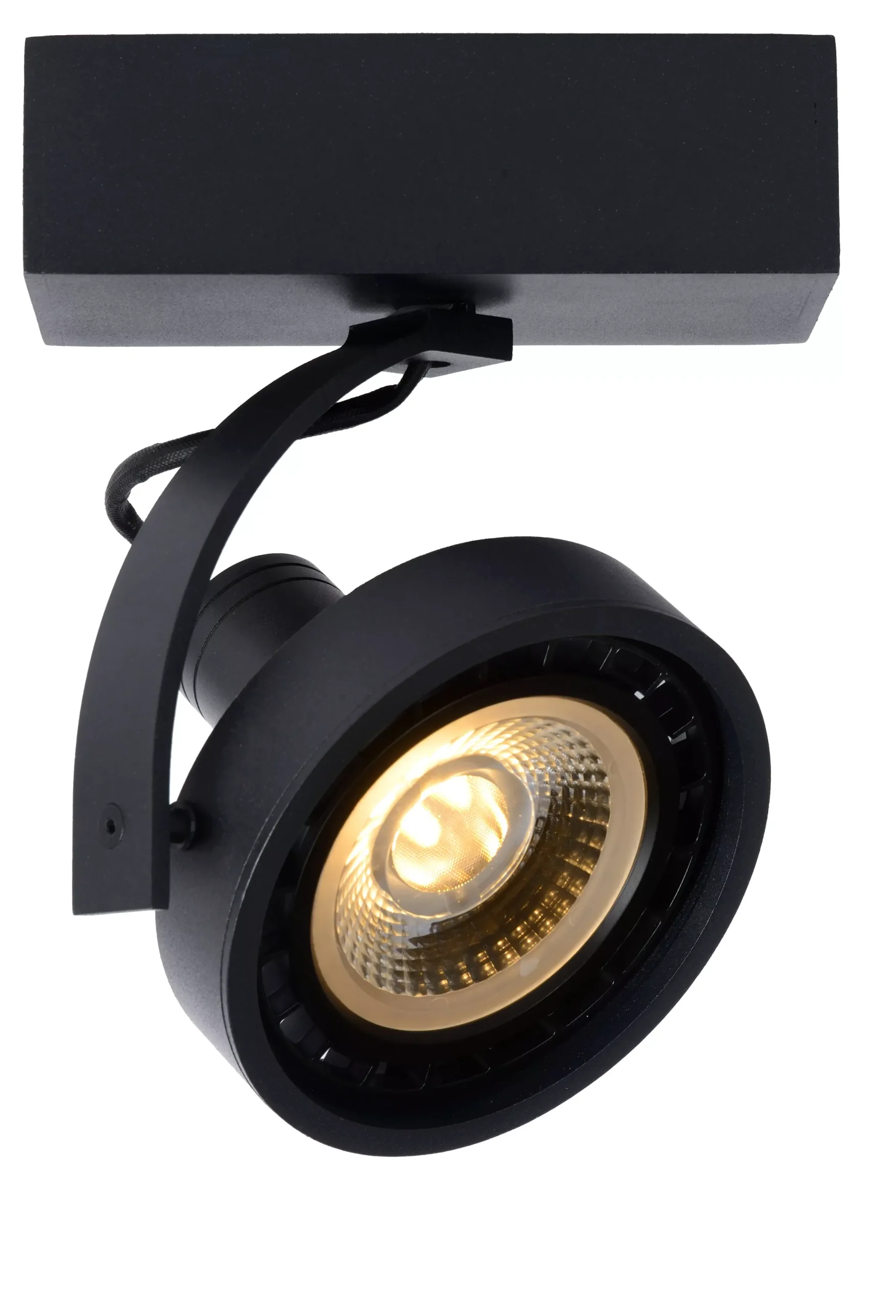 DORIAN - Plafondspot - Ø 11,7 cm - LED Dim to warm - GU10 (ES111) - 1x12W 2200K/3000K - Zwart*Lucide Cheap