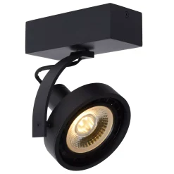 DORIAN - Plafondspot - Ø 11,7 cm - LED Dim to warm - GU10 (ES111) - 1x12W 2200K/3000K - Zwart*Lucide Cheap