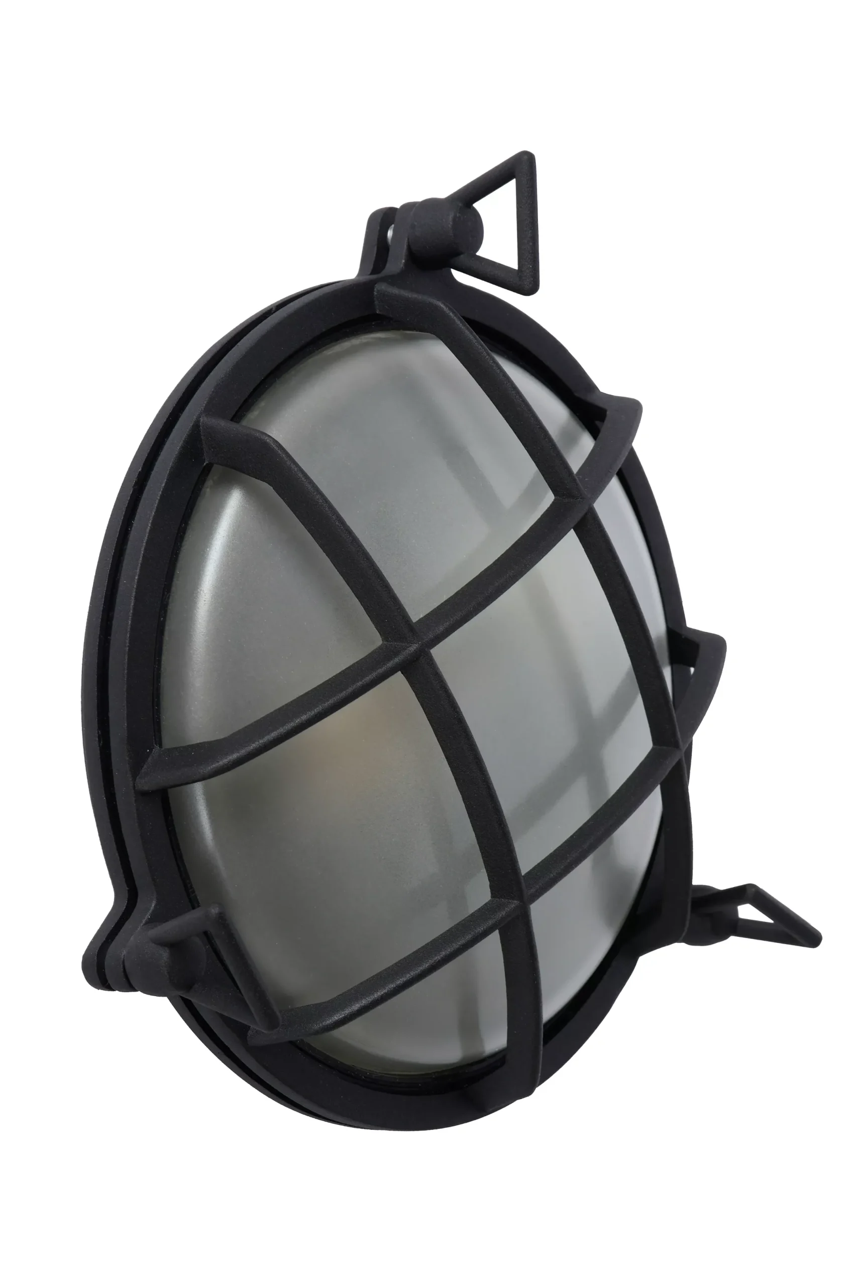 DUDLEY - Wandlamp Binnen/Buiten - Ø 22 cm - 1xE27 - IP65 - Zwart*Lucide Best