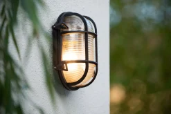 DUDLEY - Wandlamp Binnen/Buiten - 1xE27 - IP65 - Zwart*Lucide Best