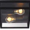 DUKAN - Plafonnière Binnen/Buiten - 2xE27 - IP65 - Zwart*Lucide Best Sale