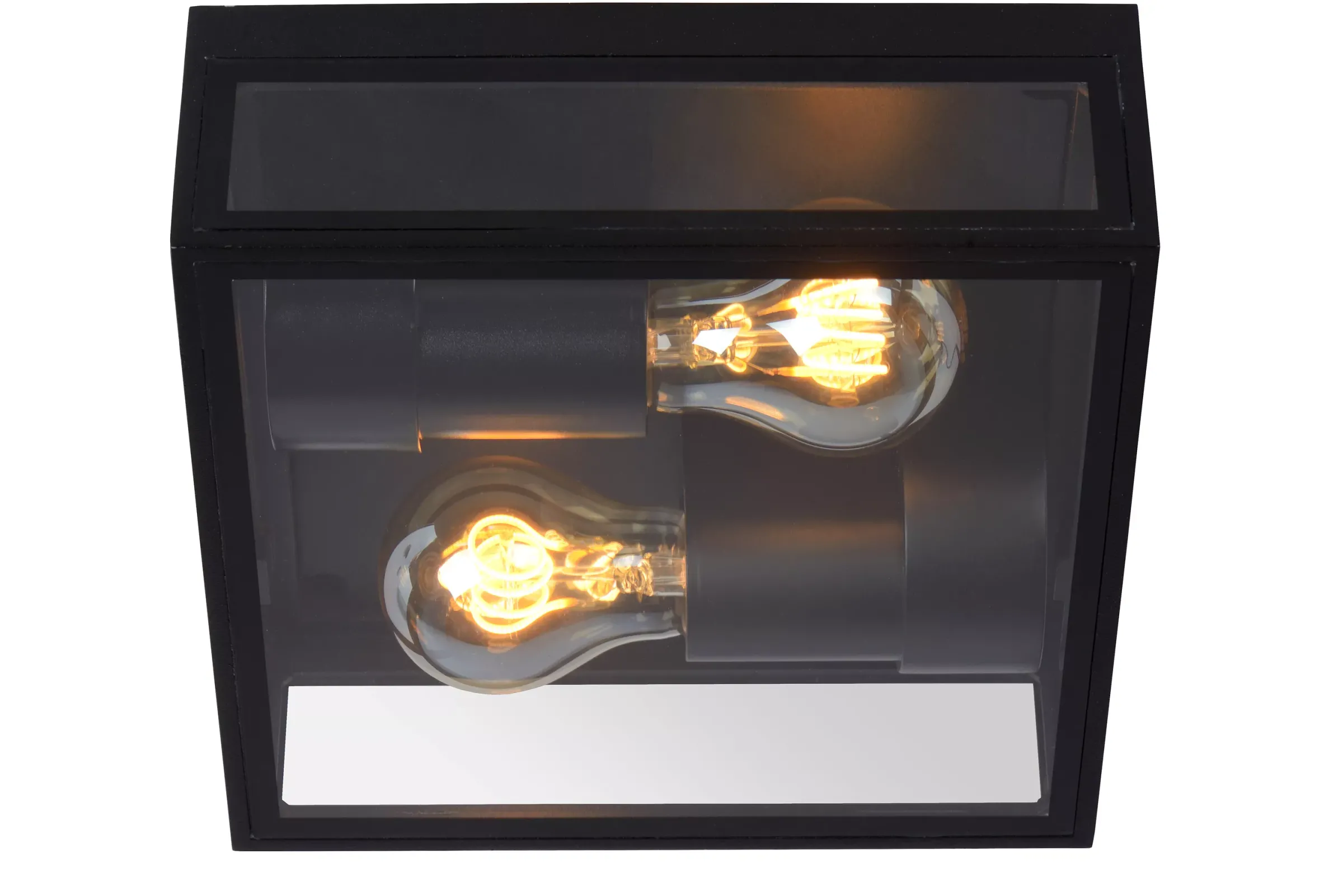 DUKAN - Plafonnière Binnen/Buiten - 2xE27 - IP65 - Zwart*Lucide Best Sale