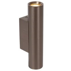 DUPLA - Wandspot / Wandlamp - 2xGU10 (MR11) - Roest bruin*Lucide Online