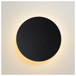 EKLYPS LED - Wandlamp - Ø 15 cm - LED - 1x7W 3000K - Zwart*Lucide Cheap
