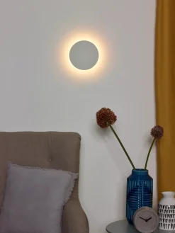EKLYPS LED - Wandlamp - Ø 15 cm - LED - 1x7W 3000K - Wit*Lucide Sale