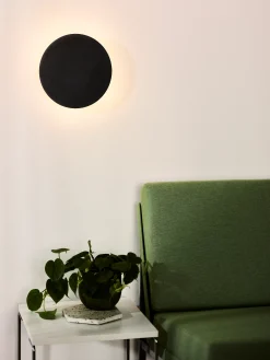 EKLYPS LED - Wandlamp - Ø 25 cm - LED - 1x9W 3000K - Zwart*Lucide Flash Sale