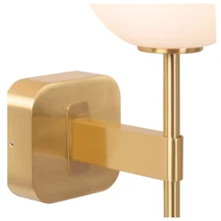 ELDA - Wandlamp Badkamer - 1xG9 - IP44 - Mat Goud / Messing*Lucide Outlet