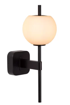 ELDA - Wandlamp Badkamer - 1xG9 - IP44 - Zwart*Lucide Fashion