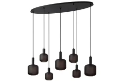ELOISE - Hanglamp - 7xE27 - Zwart*Lucide Outlet