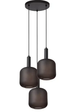ELOISE - Hanglamp - Ø 40 cm - 3xE27 - Zwart*Lucide Best