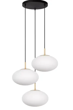 ELYSEE - Hanglamp - Ø 55 cm - 3xE27 - Opaal*Lucide Fashion