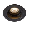 EMBED - Inbouwspot - Ø 9,1 cm - 1xGU10 - Zwart*Lucide New