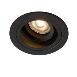 EMBED - Inbouwspot - Ø 9,1 cm - 1xGU10 - Zwart*Lucide New