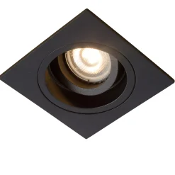 EMBED - Inbouwspot - 1xGU10 - Zwart*Lucide Cheap