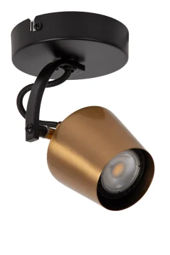 EMILE - Plafondspot - Ø 10,5 cm - 1xGU10 - Mat Goud / Messing*Lucide Shop
