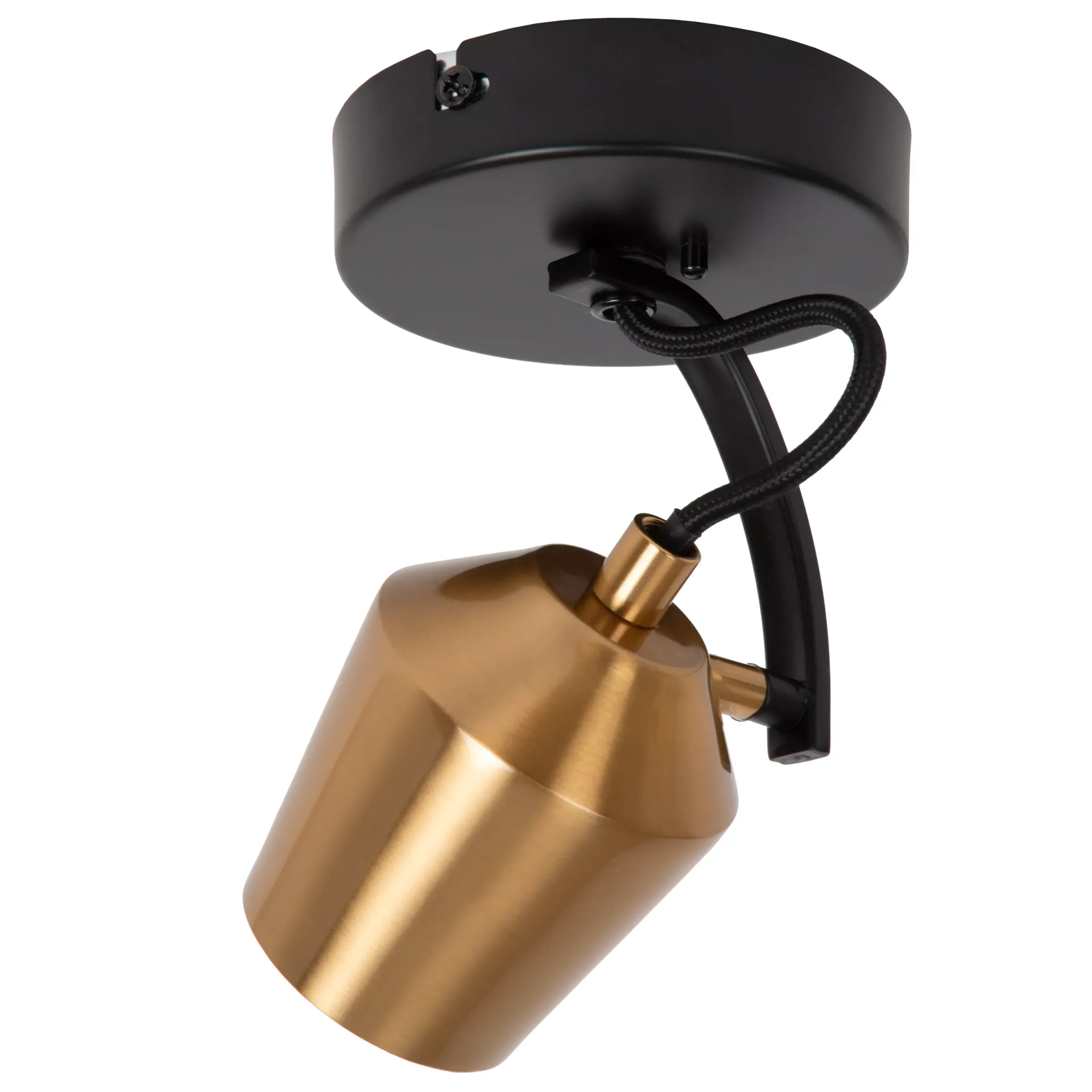EMILE - Plafondspot - Ø 10,5 cm - 1xGU10 - Mat Goud / Messing*Lucide Shop