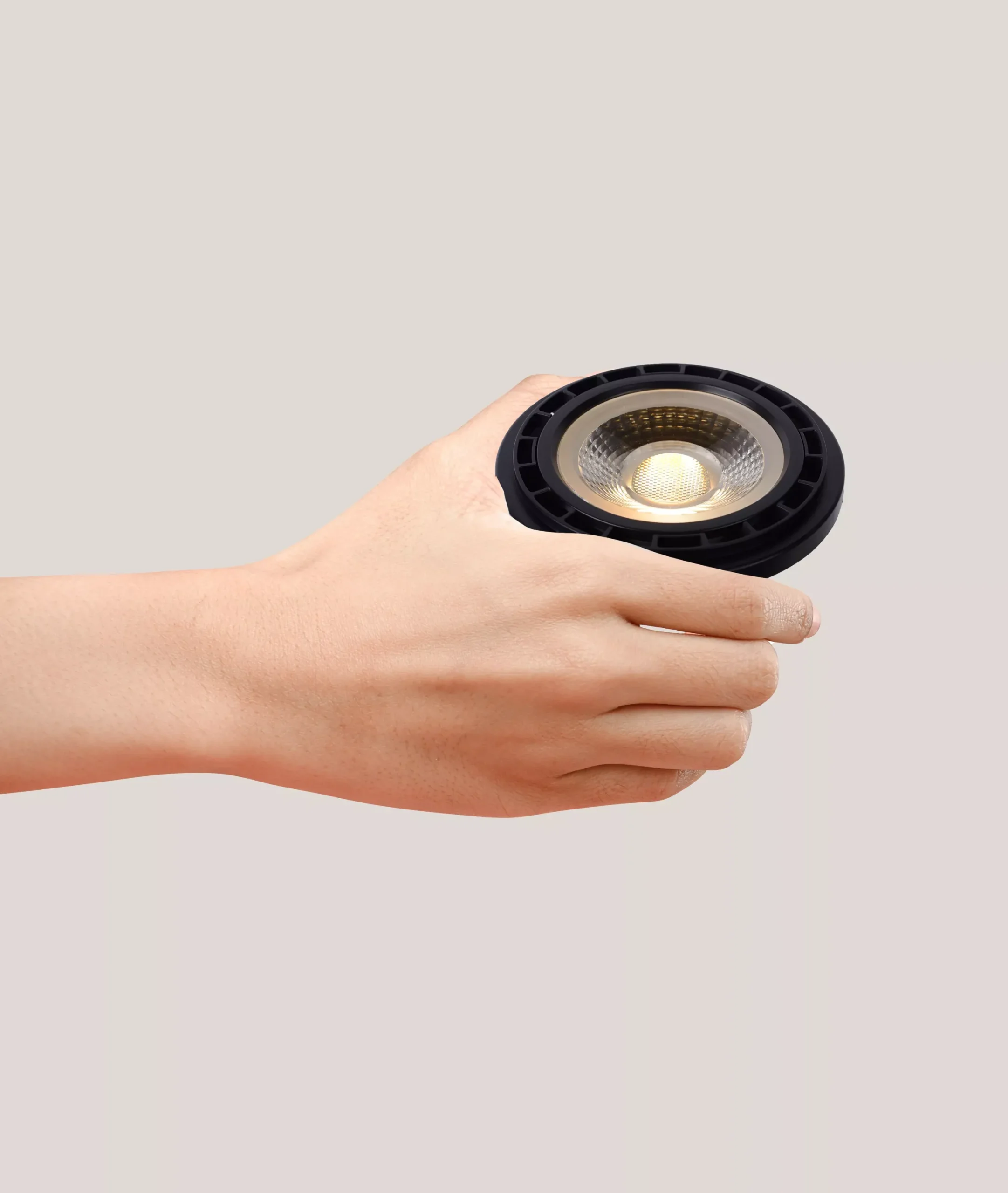 ES111 - Led lamp - Ø 11 cm - LED Dim to warm - GU10 - 1x12W 2200K/3000K - Zwart*Lucide Hot