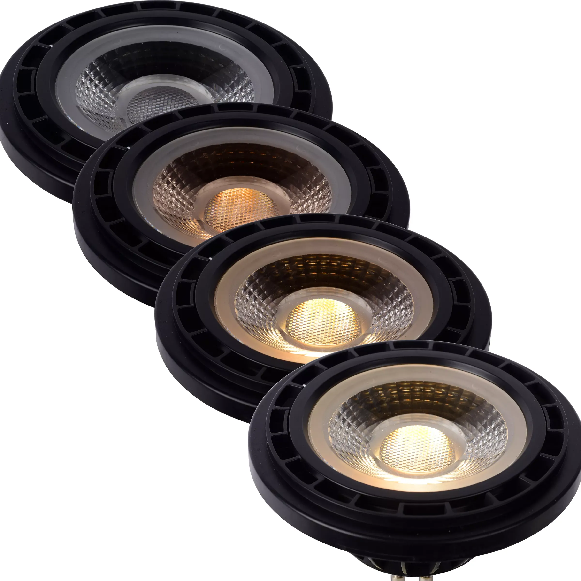 ES111 - Led lamp - Ø 11 cm - LED Dim to warm - GU10 - 1x12W 2200K/3000K - Zwart*Lucide Hot