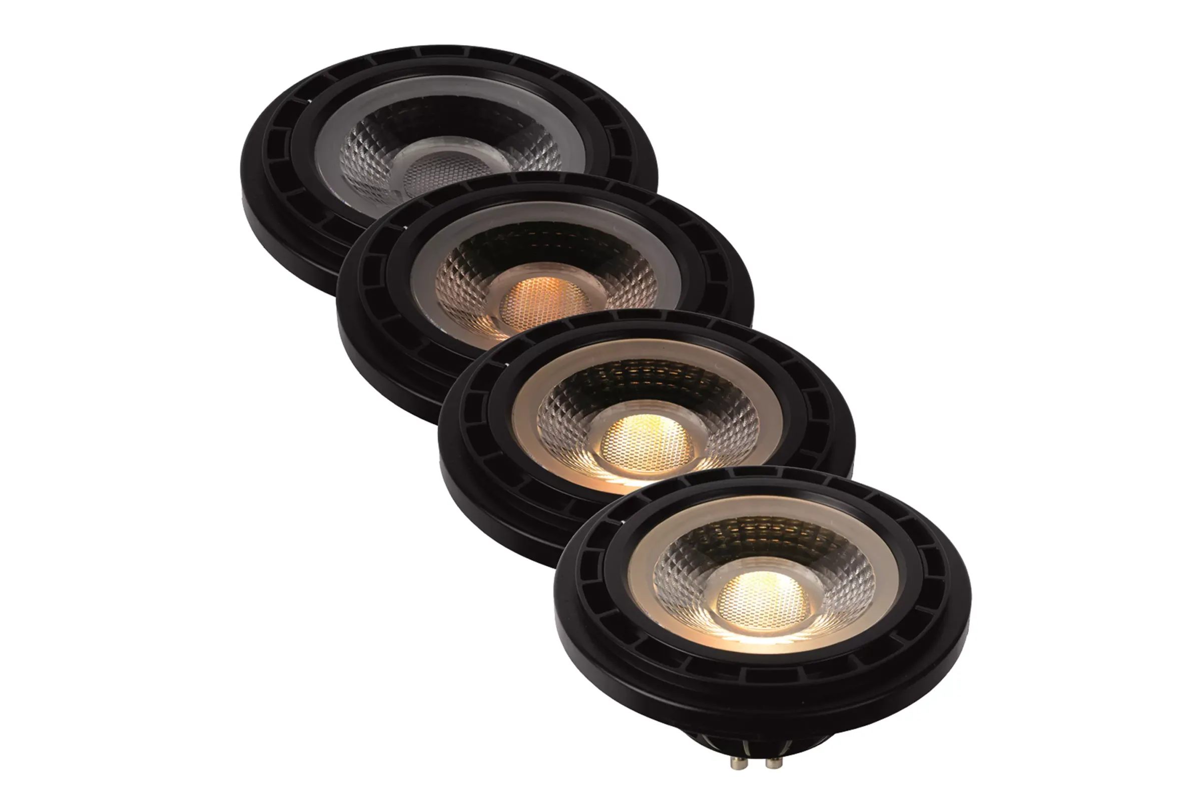 ES111 - Led lamp - Ø 11 cm - LED Dim to warm - GU10 - 1x12W 2200K/3000K - Zwart*Lucide Hot
