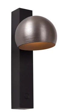 ESFERA - Wandlamp - LED Dimb. - 1x9W 2700K - Grijs ijzer*Lucide Store