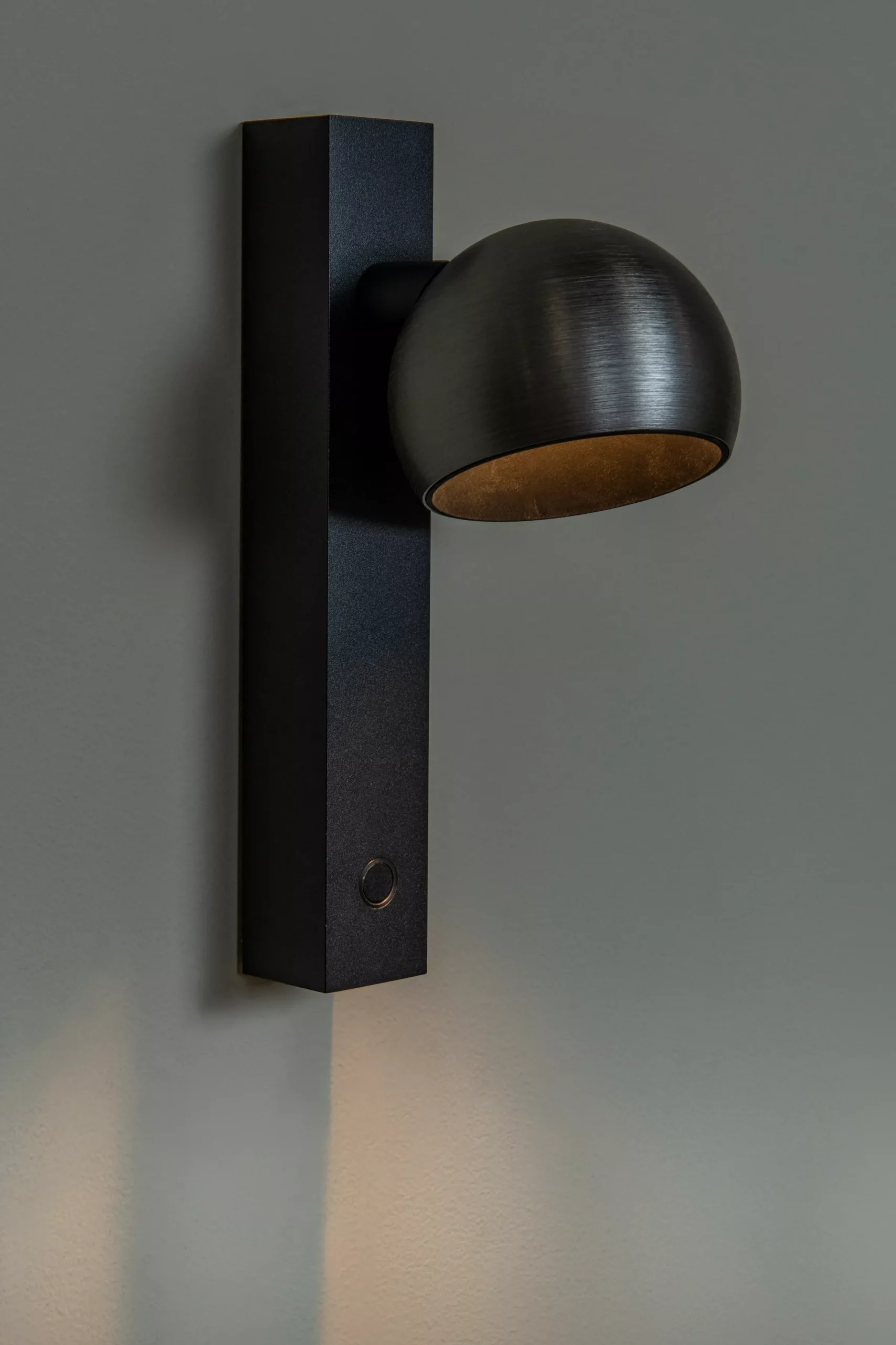 ESFERA - Wandlamp - LED Dimb. - 1x9W 2700K - Grijs ijzer*Lucide Store