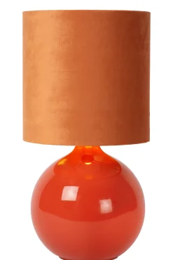 ESTERAD - Tafellamp - Ø 24 cm - 1xE14 - Oranje*Lucide Best