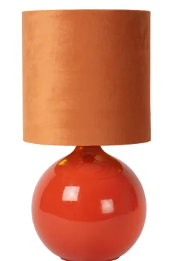 ESTERAD - Tafellamp - Ø 24 cm - 1xE14 - Oranje*Lucide Best