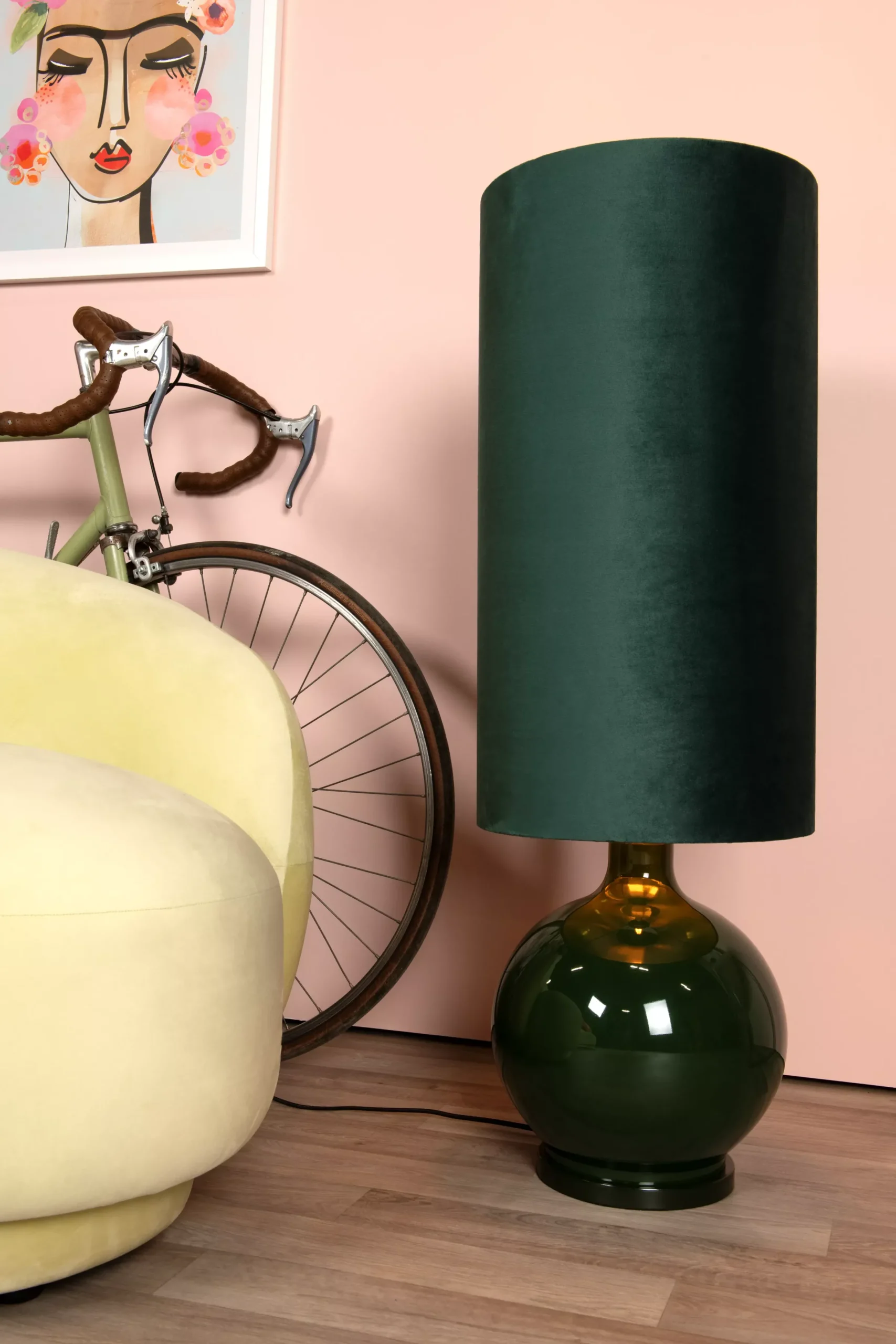 ESTERAD - Vloerlamp - Ø 34 cm - 1xE27 - Groen*Lucide Shop