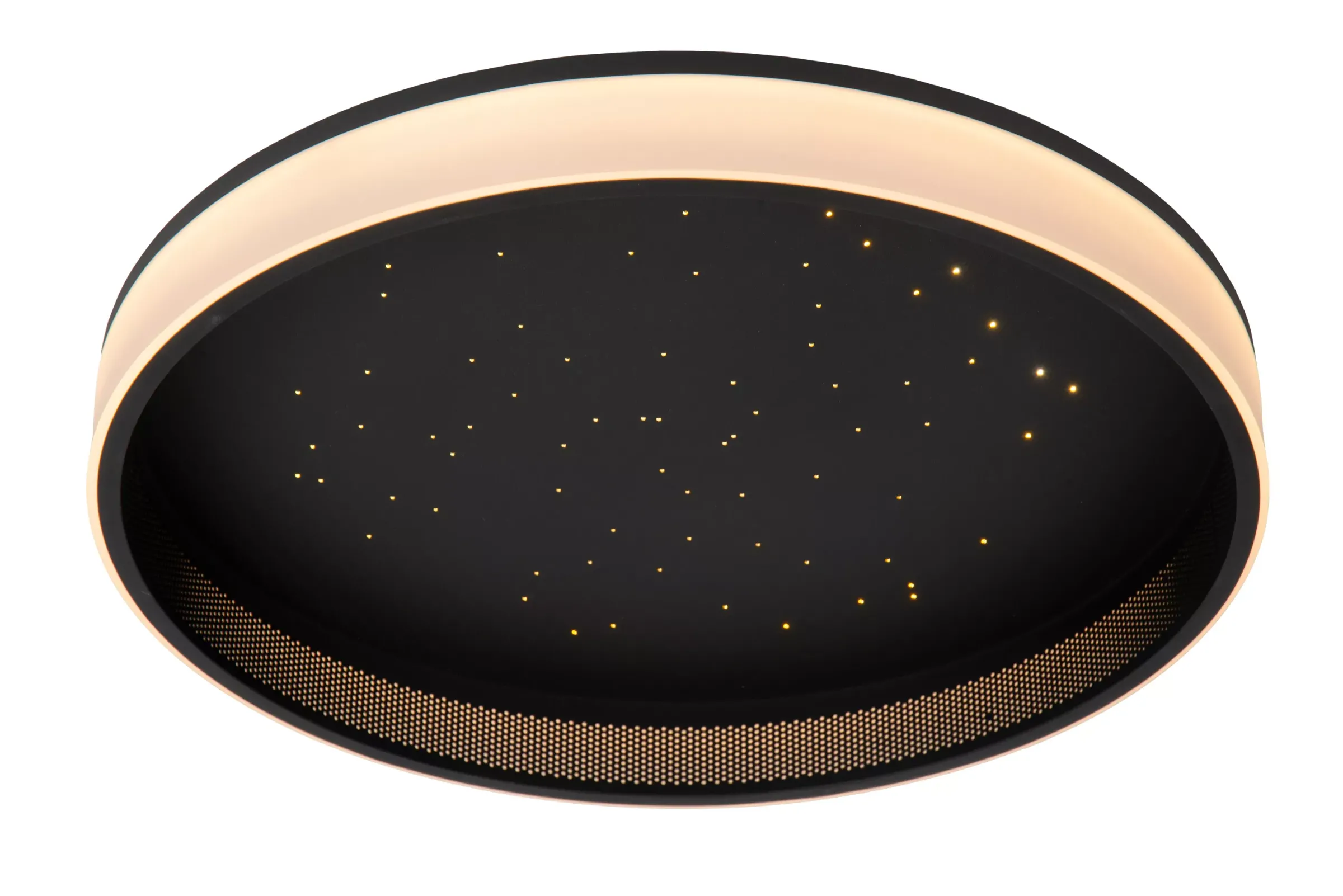 ESTREJA - Plafonnière - Ø 40 cm - LED Dimb. - CCT - 2500K/3000K - Zwart*Lucide Store