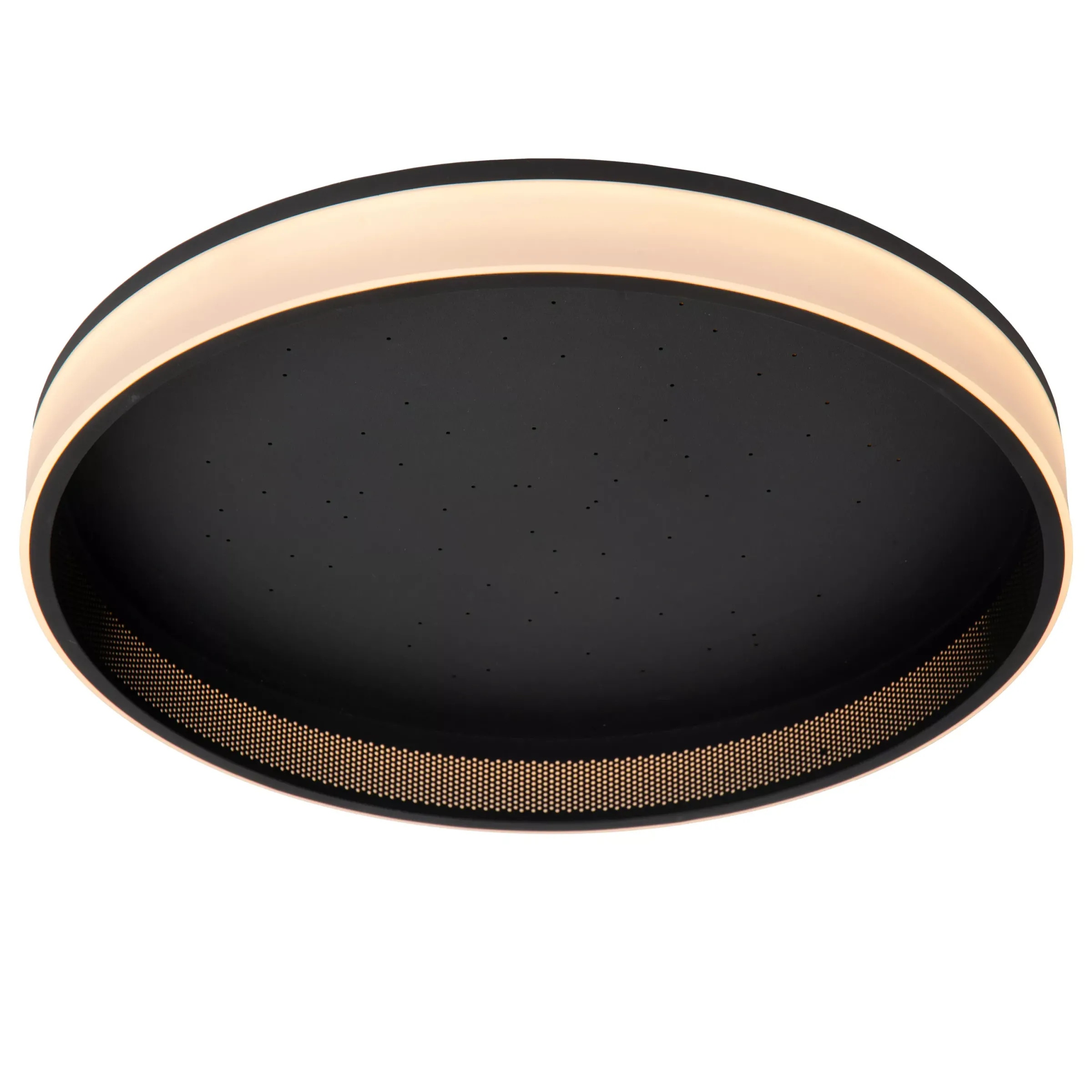 ESTREJA - Plafonnière - Ø 40 cm - LED Dimb. - CCT - 2500K/3000K - Zwart*Lucide Store
