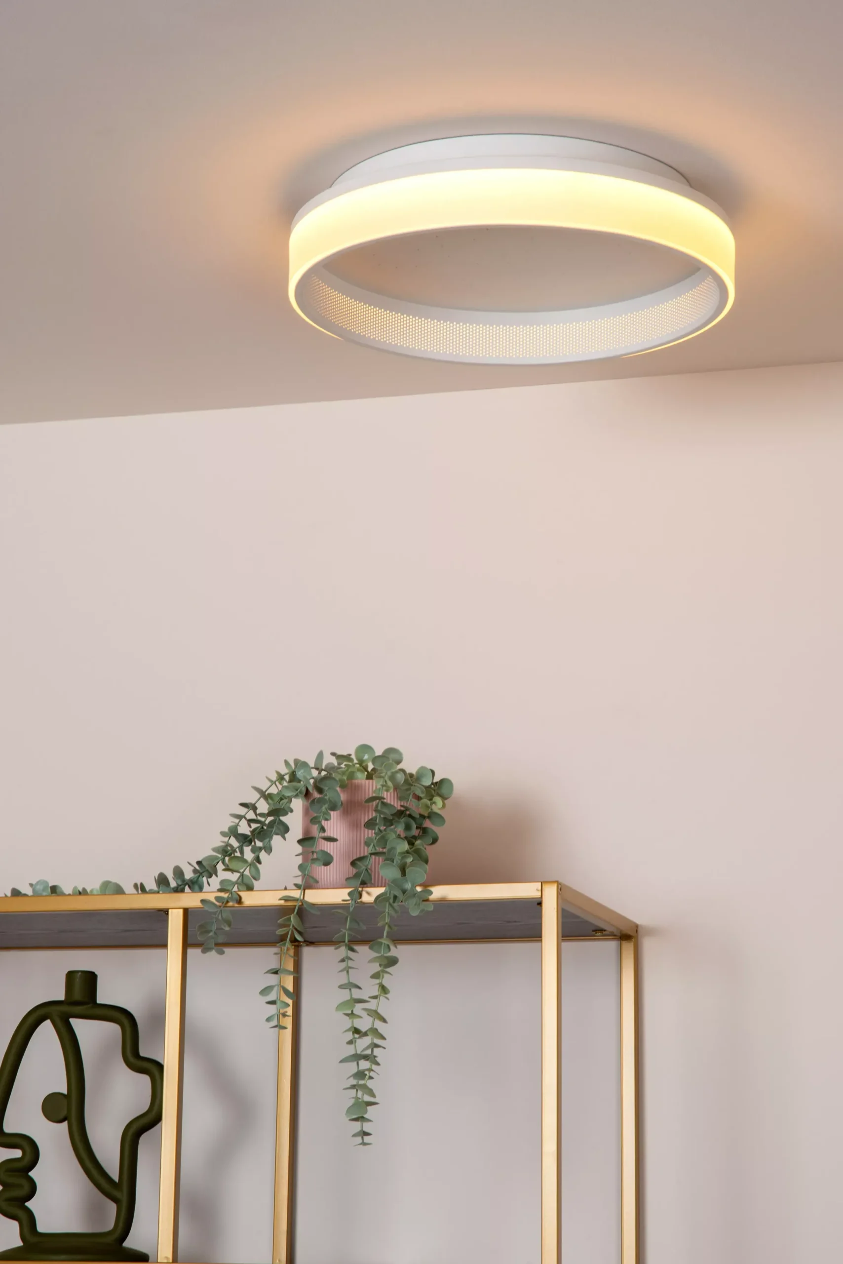 ESTREJA - Plafonnière - Ø 40 cm - LED Dimb. - CCT - 2500K/3000K - Wit*Lucide Hot