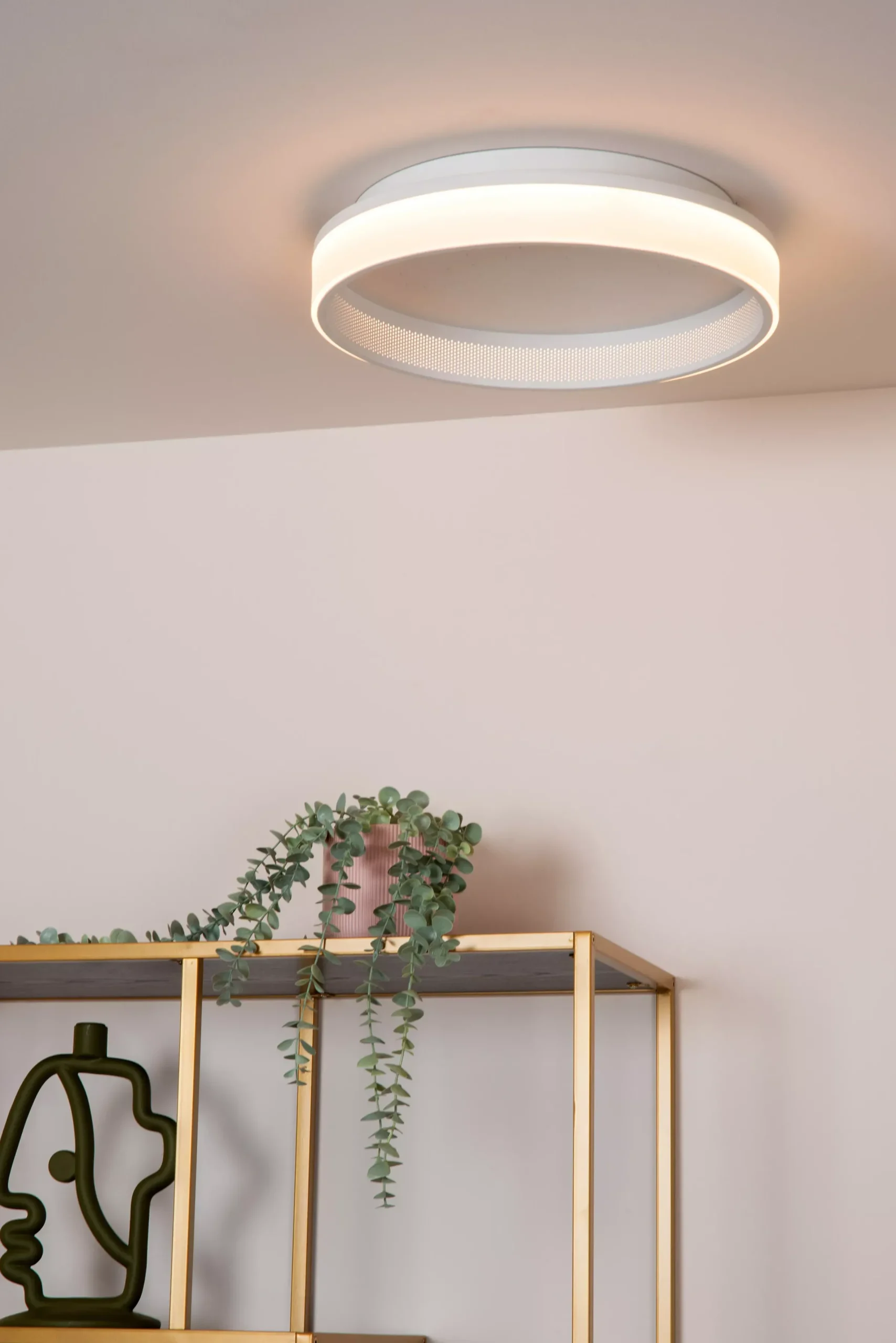 ESTREJA - Plafonnière - Ø 40 cm - LED Dimb. - CCT - 2500K/3000K - Wit*Lucide Hot