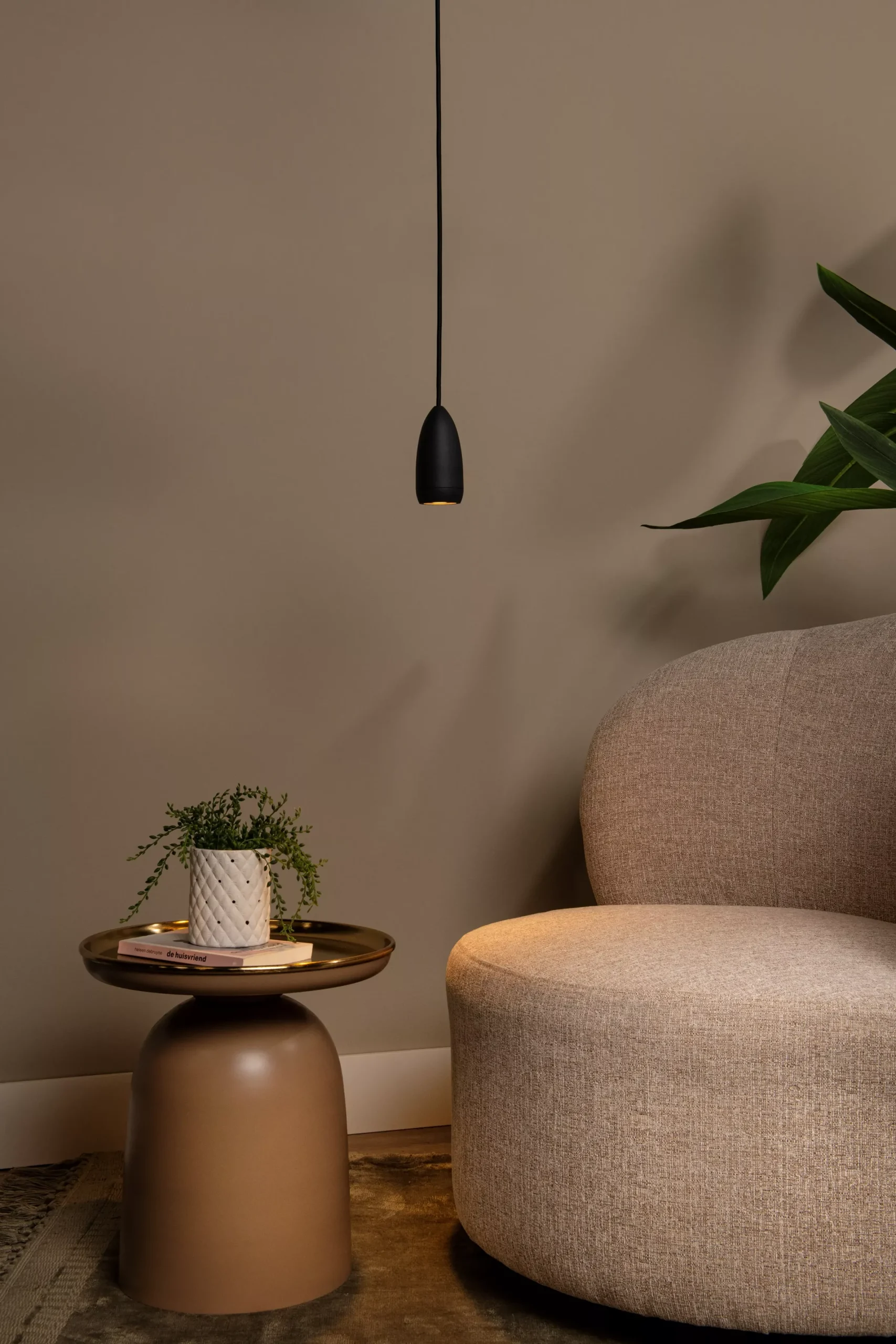 EVORA - Hanglamp - Ø 10 cm - 1xGU10 - Zwart*Lucide Cheap