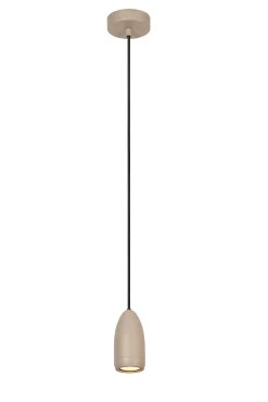EVORA - Hanglamp - Ø 10 cm - 1xGU10 - Taupe*Lucide Best Sale