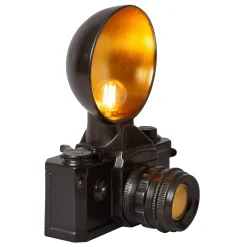 EXTRAVAGANZA CAMERA - Tafellamp - 1xE14 - Zwart*Lucide Cheap