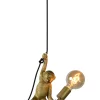 EXTRAVAGANZA CHIMP - Hanglamp - Ø 17,6 cm - 1xE27 - Zwart*Lucide Shop