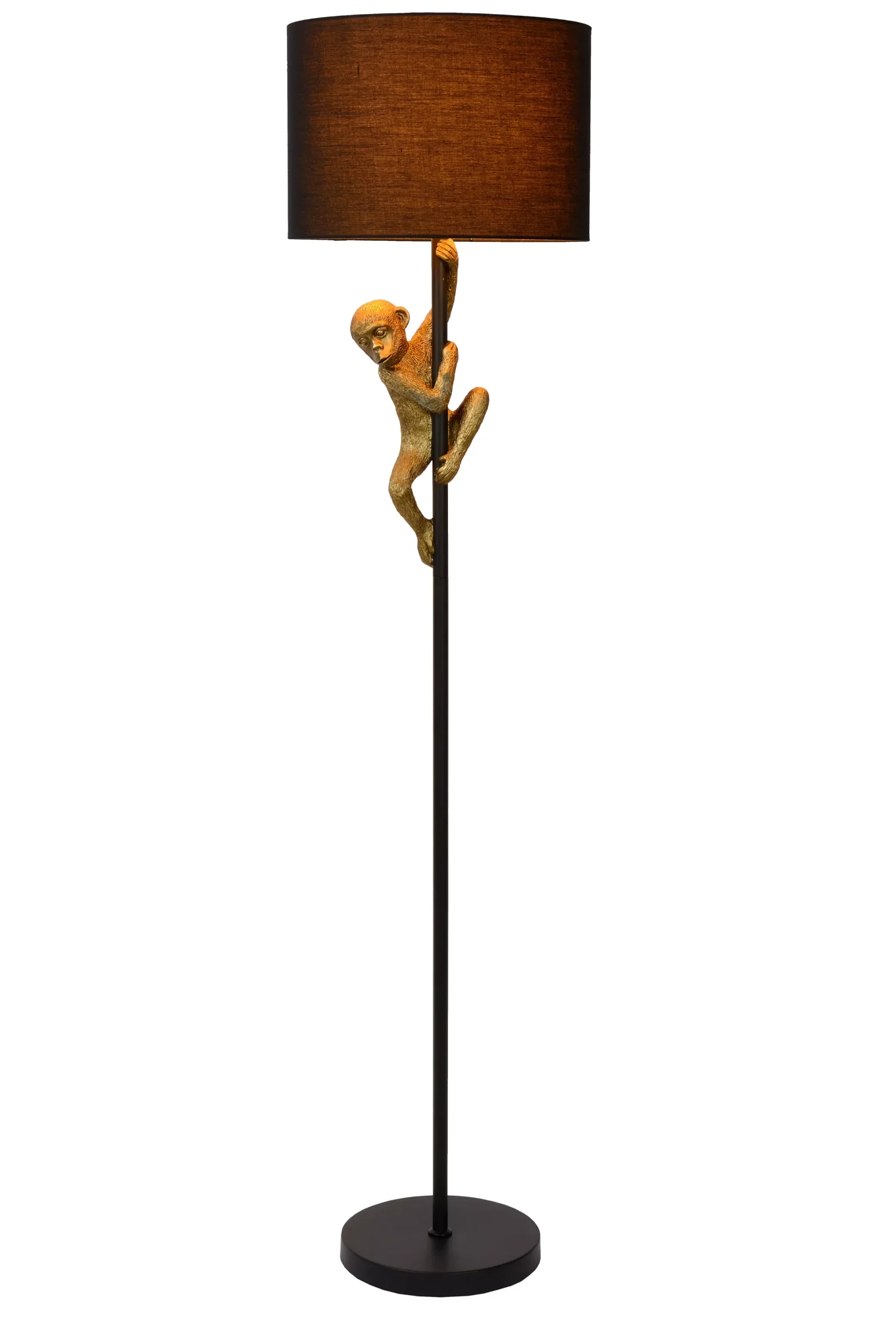 EXTRAVAGANZA CHIMP - Vloerlamp - Ø 35 cm - 1xE27 - Zwart*Lucide Outlet