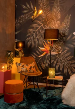 EXTRAVAGANZA CHIMP - Vloerlamp - Ø 35 cm - 1xE27 - Zwart*Lucide Outlet